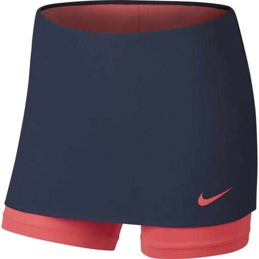 Dívčí tenisová sukně Nike Power Skin Skirt 859934-410 modro-růžová Dívčí tenisová sukně Nike Power Skin Skirt 859934-410 modro-růžová