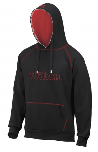 Dětská mikina Wilson Fleece Hoody JR WRE220003 černá Dětská mikina Wilson Fleece Hoody JR WRE220003 černá
