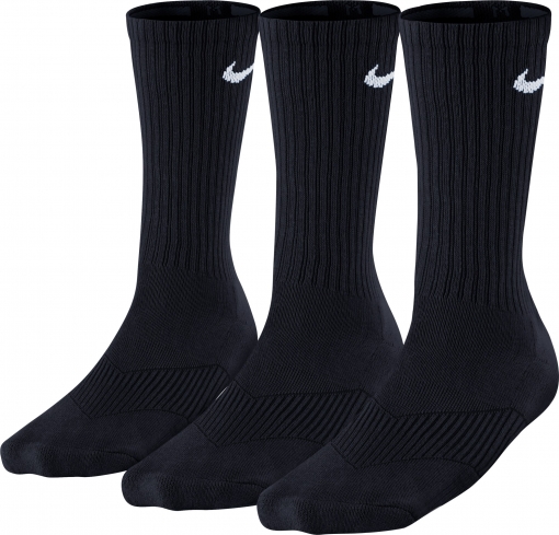 Dětské ponožky Nike Performance Cotton SX4719-001 vysoké, černé Dětské ponožky Nike Performance Cotton SX4719-001 vysoké, černé
