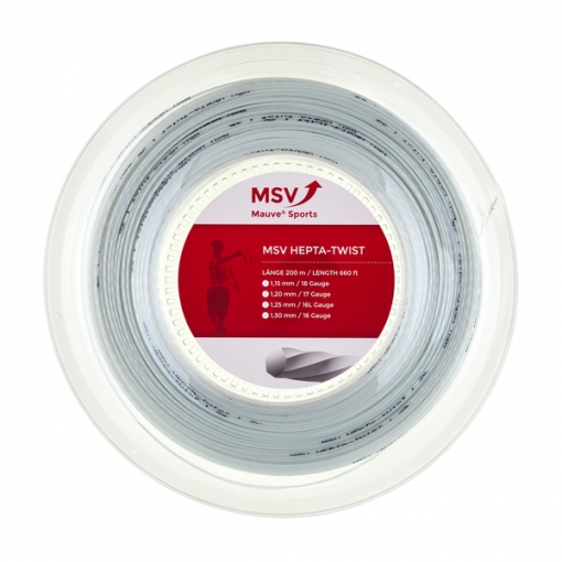Tennissaite MSV HEPTA TWIST - Saitenrolle Tennissaite MSV HEPTA TWIST - Saitenrolle