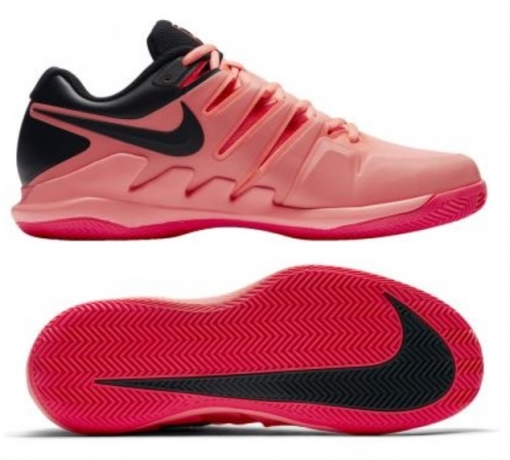 Dětská antuková obuv Nike Air Zoom Vapor X Clay AA8021-660 lava - black Dětská antuková obuv Nike Air Zoom Vapor X Clay AA8021-660 lava - black