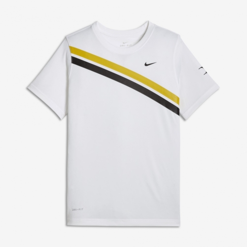 Dětské tenisové tričko Nike RF NikeCourt Dry AO2956-101 Dětské tenisové tričko Nike RF NikeCourt Dry AO2956-101