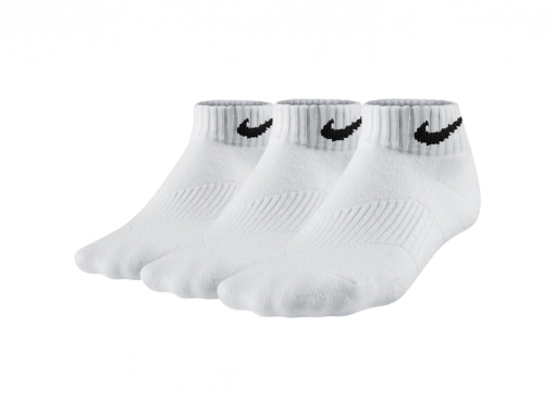 Dětské ponožky NIKE Performance Cotton SX4720-101 bílé - nízké Dětské ponožky NIKE Performance Cotton SX4720-101 bílé - nízké
