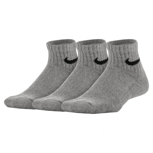 Juniorské tenisové ponožky Nike DriFit šedé SX6844-063 Juniorské tenisové ponožky Nike DriFit šedé SX6844-063