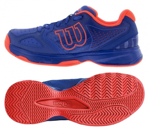 Dětská tenisová obuv Wilson Kaos Comp JR WRS323340 modrá Dětská tenisová obuv Wilson Kaos Comp JR WRS323340 modrá
