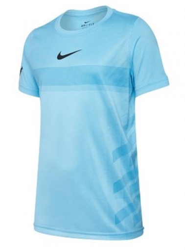Dětské tričko Nike Court Dry Rafa Tee AO2959-438 modré Dětské tričko Nike Court Dry Rafa Tee AO2959-438 modré