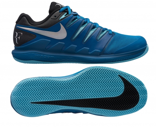 Dětská antuková obuv Nike Air Zoom Vapor X Clay AA8021-300 s monogramem RF Dětská antuková obuv Nike Air Zoom Vapor X Clay AA8021-300 s monogramem RF