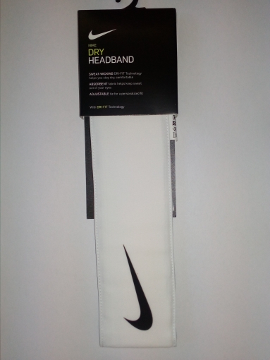 Čelenka Nike Tenis Headband bílá Čelenka Nike Tenis Headband bílá