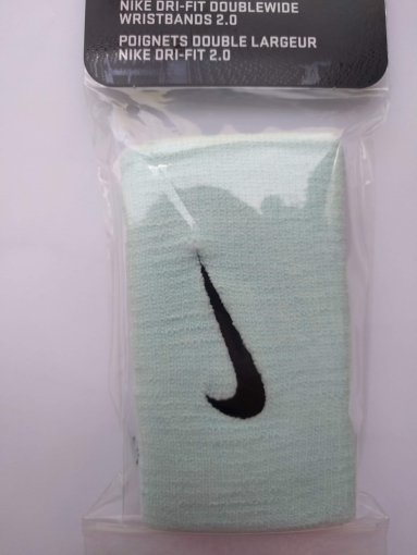 Potítko Nike DRI-Fit Doublewide Wristbands 2.0 modré Potítko Nike DRI-Fit Doublewide Wristbands 2.0 modré