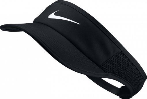 Dámský kšilt Nike AeroBill Faetherlight Visor 899656-010 černý Dámský kšilt Nike AeroBill Faetherlight Visor 899656-010 černý