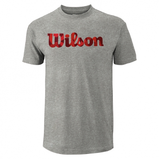 Tenisové tričko Wilson Script Camo Cotton WRA747817 Tenisové tričko Wilson Script Camo Cotton WRA747817