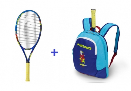 Kinder Tennisschläger Head Novak 25 + Kinderrucksack Head Novak 2018 Kinder Tennisschläger Head Novak 25 + Kinderrucksack Head Novak 2018