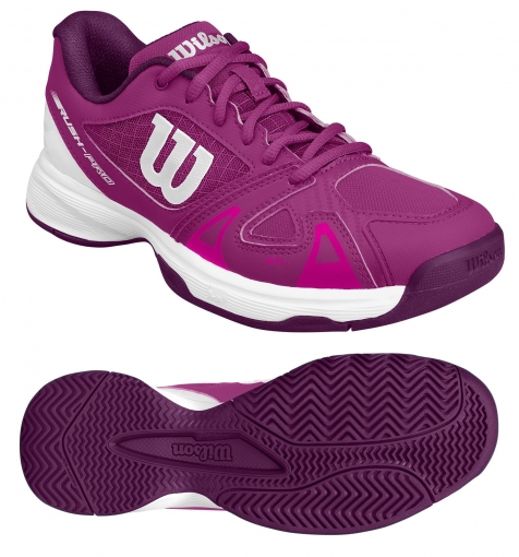 Dětská tenisová obuv Wilson RUSH Pro junior 2.5 růžová Dětská tenisová obuv Wilson RUSH Pro junior 2.5 růžová