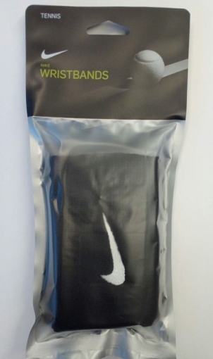 Tenisové potítko Nike potítko černé 51010 Tenisové potítko Nike potítko černé 51010