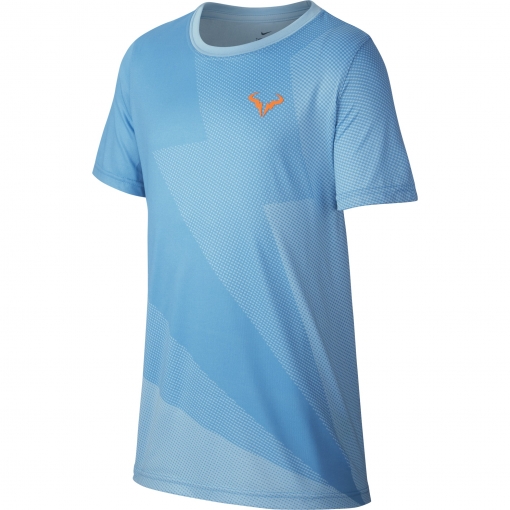 Dětské tenisové tričko Nike Rafa GX Tee AR2384-433 modré Dětské tenisové tričko Nike Rafa GX Tee AR2384-433 modré
