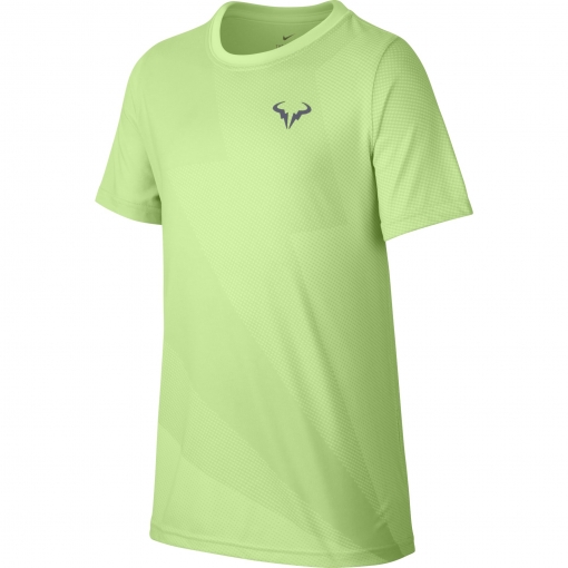 Dětské tenisové tričko Nike Rafa GX Tee AR2384-716 světle zelená Dětské tenisové tričko Nike Rafa GX Tee AR2384-716 světle zelená