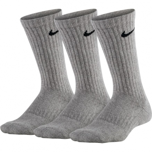 Dětské tenisové ponožky Nike dri-fit Cushioned Crew SX6842-063 šedé Dětské tenisové ponožky Nike dri-fit Cushioned Crew SX6842-063 šedé