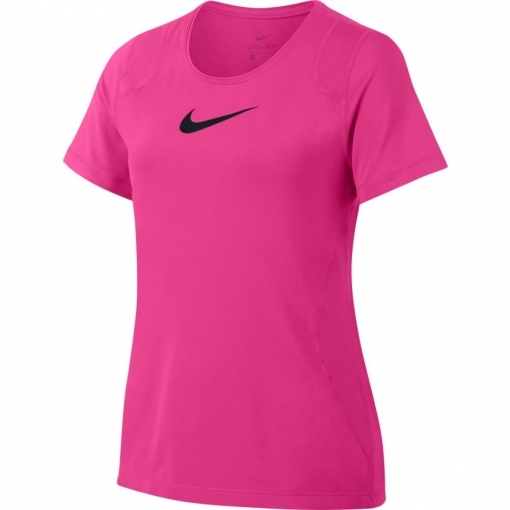 Girls T-Shirt Nike Pro T-Shirt AQ9035-686 pink Girls T-Shirt Nike Pro T-Shirt AQ9035-686 pink