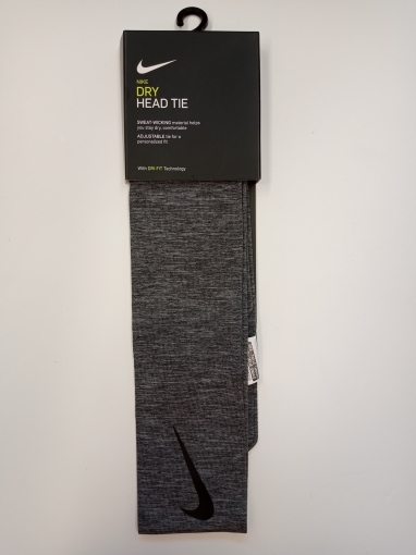 Čelenka Nike Tenis Head Tie Bandeau oboustranná šedá Čelenka Nike Tenis Head Tie Bandeau oboustranná šedá