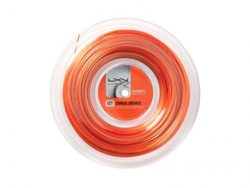 Tenisový výplet Luxilon SAVAGE 127 200 m oranžový Tenisový výplet Luxilon SAVAGE 127 200 m oranžový