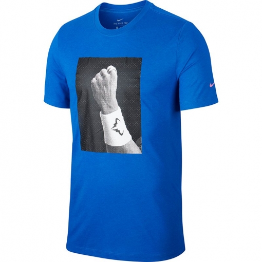 Dětské tričko Nike Rafa Court T-Shirt CJ7757-480 modré Dětské tričko Nike Rafa Court T-Shirt CJ7757-480 modré