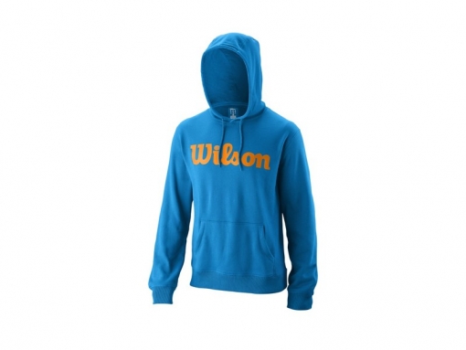 Pánská mikina s kapucí Wilson Hooded Pulover WRA769112 modrá Pánská mikina s kapucí Wilson Hooded Pulover WRA769112 modrá
