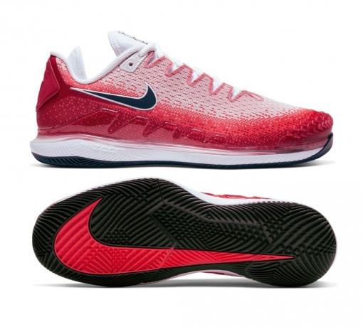 Pánská tenisová obuv Nike Court Air Zoom Vapor X Knit AR0496-600 červená Pánská tenisová obuv Nike Court Air Zoom Vapor X Knit AR0496-600 červená