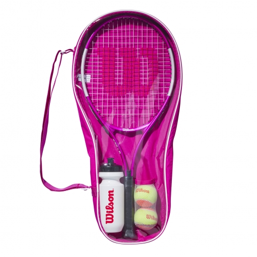 Dětská raketa - tenisový set Wilson Ultra Pink Starter Set 25 2020 Dětská raketa - tenisový set Wilson Ultra Pink Starter Set 25 2020