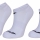 Dětské tenisové ponožky Babolat INVISIBLE 3 Pairs Pack Socks  bílé 5JA1461-1000