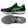 Pánská tenisová obuv Asics  Solution Speed FF 2 Clay antuková 1041A187-003 černo-zelená