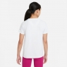 Dívčí tričko Nike Dri-Fit Training T-Shirt DC7800-100 bílé