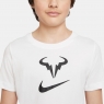 Dětské tričko Nike NikeCourt DriFit Rafa T-Shirt DM9187-100 bílé
