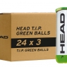 Dětské tenisové míče HEAD T.I.P. GREEN - karton (72 ks)