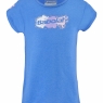 Dívčí tričko Babolat Exercise Cotton Tee Girl 4GS23444-4107 modré