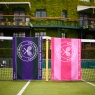 Ručník - osuška Wimbledon THE CHAMPIONSHIP fialový 2023