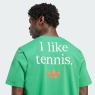 Pánské tričko Adidas Tennis Graphic Tee JV8496 zelené