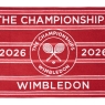 Ručník - osuška Wimbledon THE CHAMPIONSHIP 2026 strawberry/pink