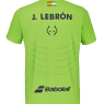 Pánské padelové tričko Babolat Crew Neck Tee Replica JL 6MF26012-8013 - Green Flash
