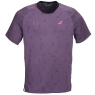 Pánské tričko Babolat Crew Neck Tee Replica J. Lebron 6MZ26012-4155 black plum