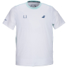 Pánské tričko Babolat Crew Neck Tee J. Lebron 6MZ26011-1000 white