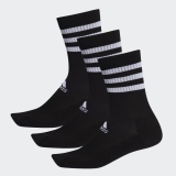 Dětské tenisové ponožky Adidas  Cushioned Crew Socks DZ9347 černé