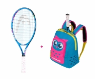 Tenisový set Head - Maria 23 2020 + Kids Backpack modro-růžový