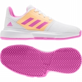 Dětská tenisová obuv Adidas COURTJAM FX1490 antuková