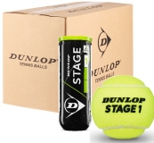 Dětské tenisové míče Dunlop Stage 1 - karton zelené