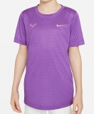 Dětské tenisové tričko Nike Rafa T-Shirt DD2304-528 fialové