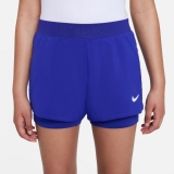 Dívčí kraťasy Nike Court DriFit Victory Shorts 2v1 DB5612-471