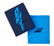 Tenisové potítko Babolat Logo Jumbo Wristband 5UA1262-4086 modré