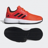 Dětská tenisová obuv Adidas COURTJAM H68131 oranžové