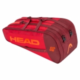Tenisový bag Head Core 9R Supercombi 2021 červený