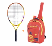 Tenisový set Babolat 23 - raketa Rafa Nadal 23 + batoh Junior Club oranžový